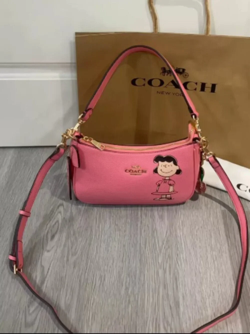 Coach Pink Mini Shoulder Bag Authentic Pre-Owned Gently Used Excellent Condition